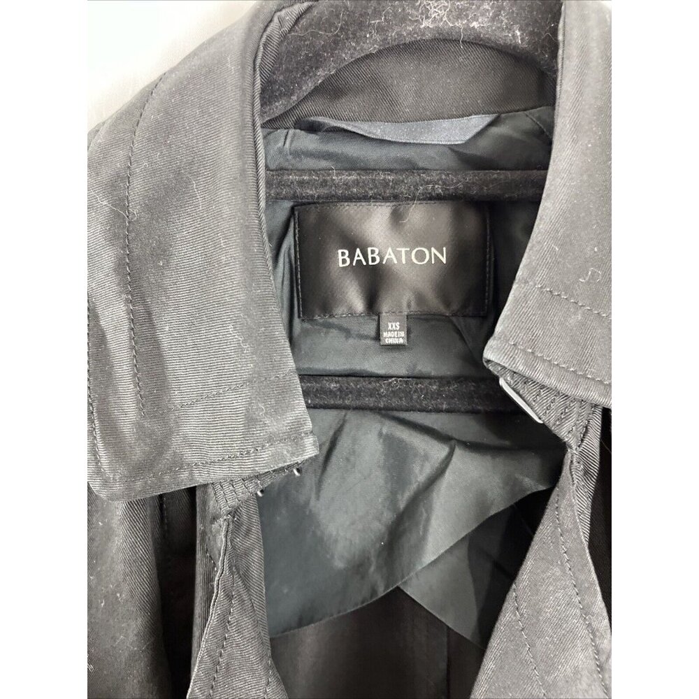 Aritzia Babaton Lawson Lyocell Open Front Ruffle Trench Womens Size XXS - Picture 5 of 15